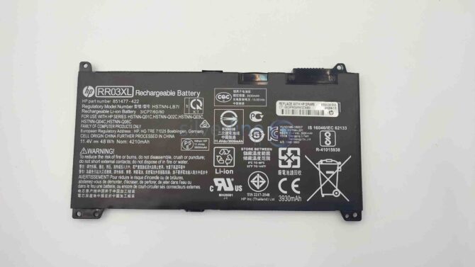 HP ProBook 430 G4 G5 440 G4 G5 450 G4 G5 455 G4 G5 470 G4 G5 Battery RR03XL 851610-855