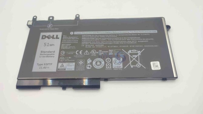 Dell Latitude E5280 E5480 Battery 51Wh 11.4V 93FTF _ 83XPC _ D4CMT - Image 3
