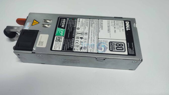 Dell-PE-495W-80-Plus-Platinum-HS-Power-Supply-For-Dell-PowerEdge-R530-R530XD-R540-R630-R640-R730-R730XD-R740-R740XD-R740XD2-T330-T430-T440-T630-T640-VRTX-Servers---0GRTNK-/-D495E-S1-/-DPS-495BB-A(04F) - Image 3