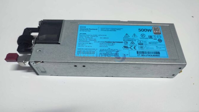 HPE-ProLiant-G9-G10-DL360-G9-Servers-Power-Supply-500W-865398-001-865399-001-865408-B21-866729-001-754377-001-720478-B21-723595-101-DPS-500AB-13 - Image 3