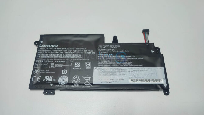 Lenovo ThinkPad 13 1st /2nd Gen (Type 20J1, 20J2) 13 Chromebook S2 1st /2nd Gen Battery 3 Cell 42Wh 01AV401 01AV402 01AV435 01AV436 01AV400 01AV437 SB10K97593 - Image 3