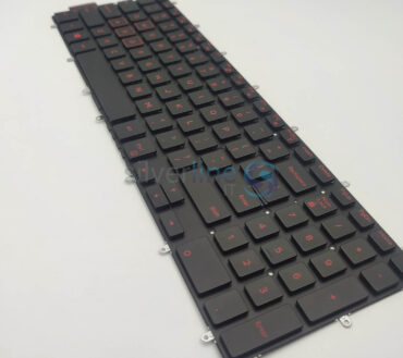 Dell Inspiron 15-7566 7567 5567 5565 5568 5570 5575 7566 Dell G3 3500 G5 SE 5505 Backlit Keyboard Red Letters 03R0JR / G9VK7 NSK-EC3BW