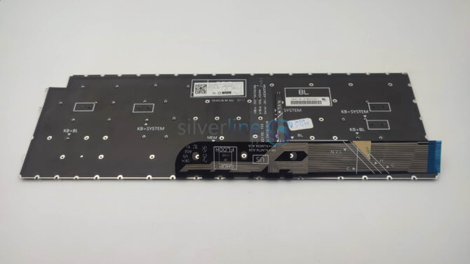 Dell Inspiron / Dell Vostro 3510 3515 3525 5510 5515 7510 7620 5625 Backlit Keyboard Gray 054WVM / 0W0FYR - Image 2