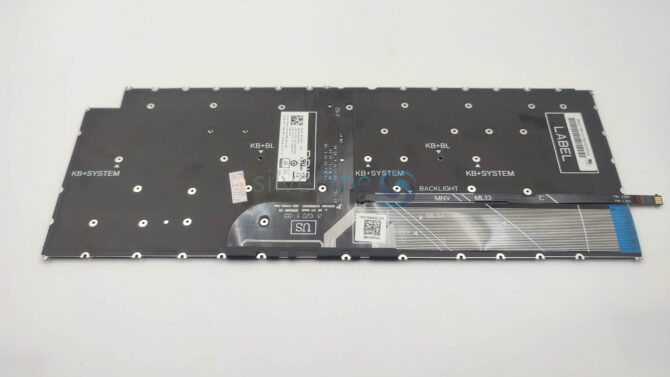 Dell Inspiron 5310 5320 5410 5418 5415 Backlit Keyboard Grey 0F76R7 0FJH3W - Image 2