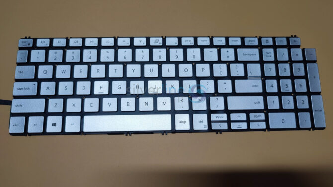 Dell Inspiron 5501 / 5502 / 5584 / 5590 / 5593 / 5594 5598 7501 7506 Backlit Keyboard 0GHTYC Silver - Image 3