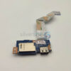 Dell Latitude 3490 USB / SD Card Reader IO Circuit Daughter Board- JXKP3