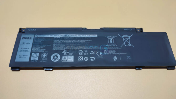Dell G3 3590 / Inpsiron 5490 Laptop Battery 51Wh 11.4V 3-cell - 266J9 / 0M4GWP / 0PN1VN - Image 3