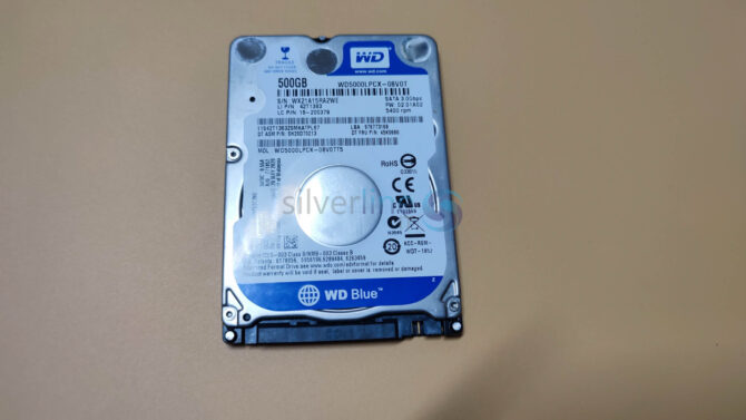 WD INT. HDD 2.5" 500GB SATA (BLUE) 7MM