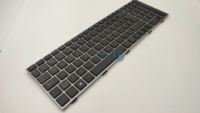 HP Probook 4540s 4545s 4740s 4745s Keyboard With Frame Gray 701485-001 / 683491-001 / 702237-001 - Image 3