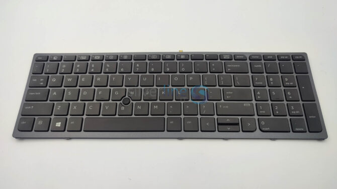 HP Zbook 15 G3 17 G3 Backlit+Pointer US Keyboard With Frame 848311-001