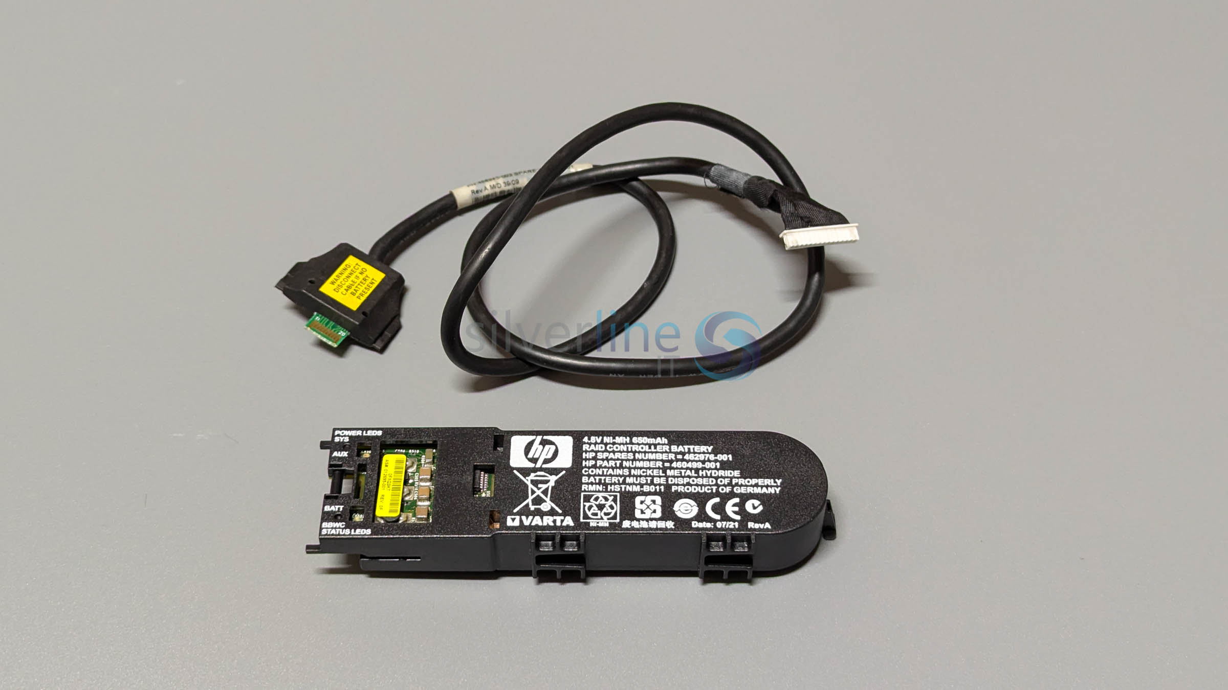 HP 650 MAH P SERIES BATTERY 462969-B21 462976-001 460499-001 WITH CABLE 23" 488138-001