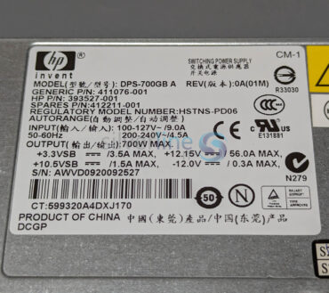 HP Proliant DL360 G5 DPS-700GB Power Supply 700W 393527-001 412211-001 -SERVER