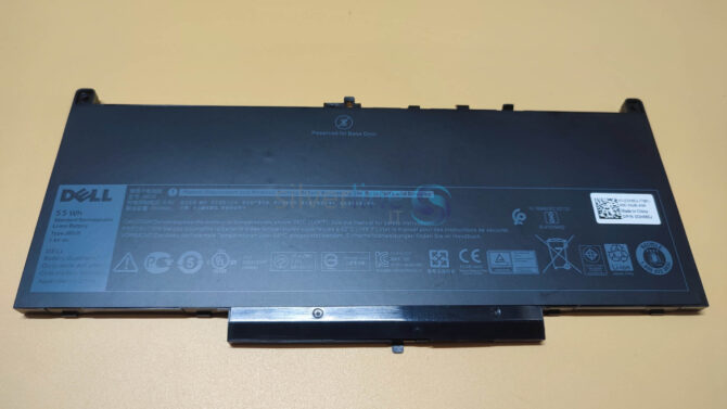 Dell Latitude E7270 / E7470 Note Book Battery 55Wh 242WD / MC34Y / 1W2Y2 / NJJ2H / R97YT / J60J5 - Image 2