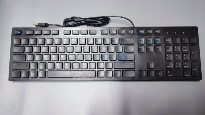 Dell USB Wired Keyboard - Black KB216 - Image 3
