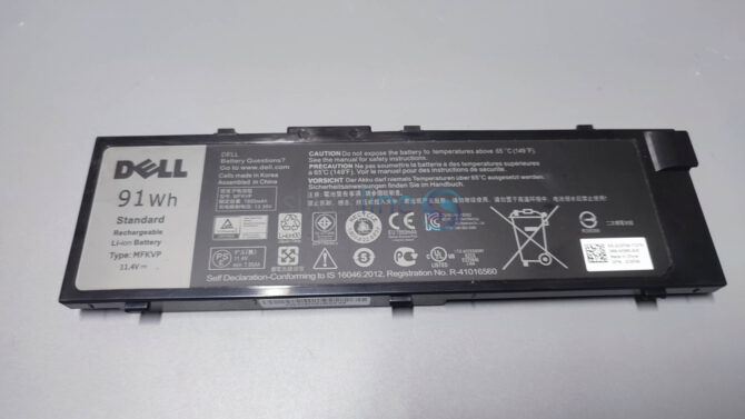 Dell Precision 17 7710 7510 7520 7710 7720 Laptop Battery 91Wh MFKVP / 0TWCPG - Image 2
