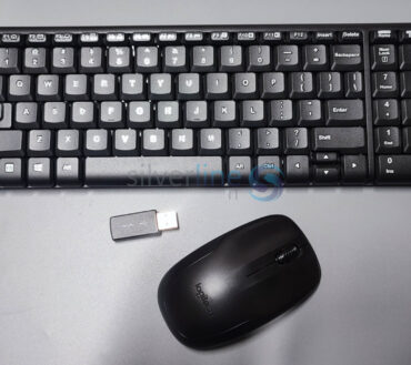 KEYBOARD & MOUSE 920-003554 LOGITECH DESKTOP, WIRELESS COMBO MK220.