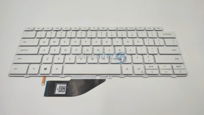 Dell XPS 13 7390 9310 2-in-1 White Laptop US Backlit Keyboard XD3H3